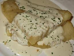 Receta 12: Panga con salsa de queso azul