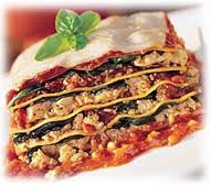 Receta 16. Lasa&ntilde;a al horno